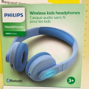 Philips Light Blue Wireless Kids Headphones